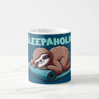 Sleepahok - Sleeping Sloth on Yoga mat Kaffemugg