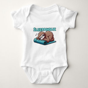 Sleepahok - Sleeping Sloth on Yoga mat T Shirt