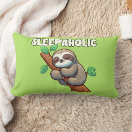 Sleepahok - Sömn Älskare - Sömnnande Sloth Lumbarkudde