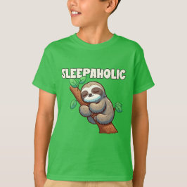 Sleepahok - Sömn Älskare - Sömnnande Sloth T Shirt