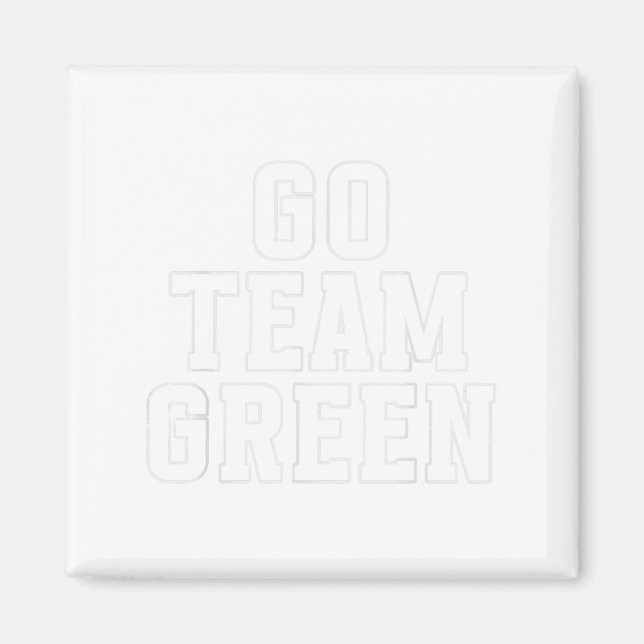 Sleepaway-sommarläger Färg Krig Go Green Team Spir Magnet (Framsidan)