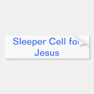 Sleepercell för den Jesus bildekalet Bildekal