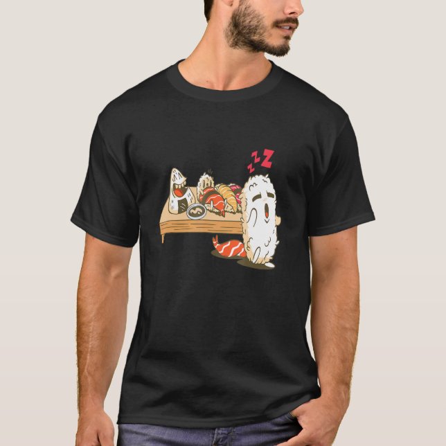Sleepgång Sushi T Shirt (Framsida)