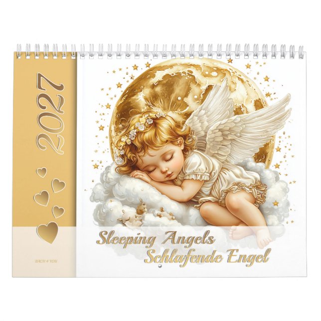 Sleeping Angels – Sövande Änglar 2026 Kalender (Omslag)