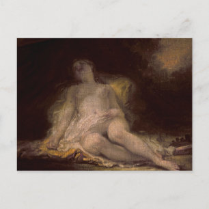 Sleeping Bacchante Vykort