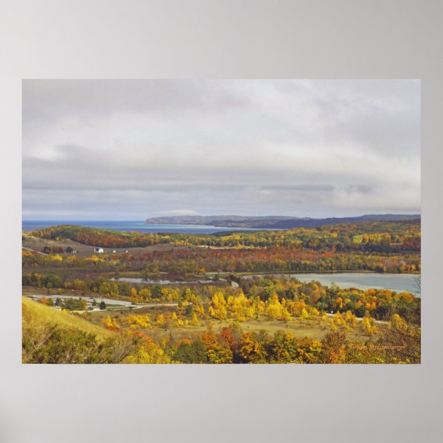 "SLEEPING BAR DUNES ON OKTOBER DAY" POSTER (Framsidan)
