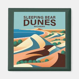 Sleeping Bear Dunes Michigan Magnet