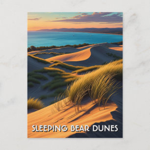 Sleeping Bear Dunes Michigan Resa Vykort