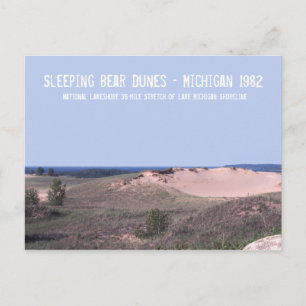 Sleeping Bear Dunes Michigan Vykort