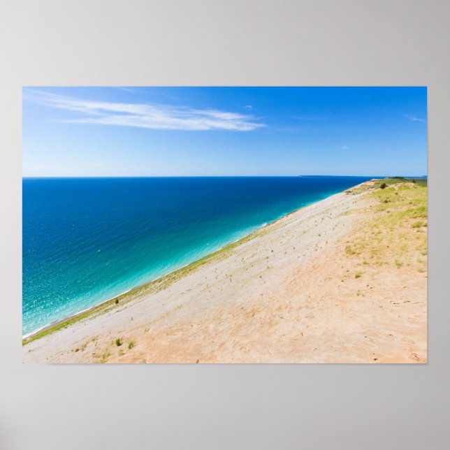 Sleeping Bear Dunes, Sjö Michigan Poster (Framsidan)