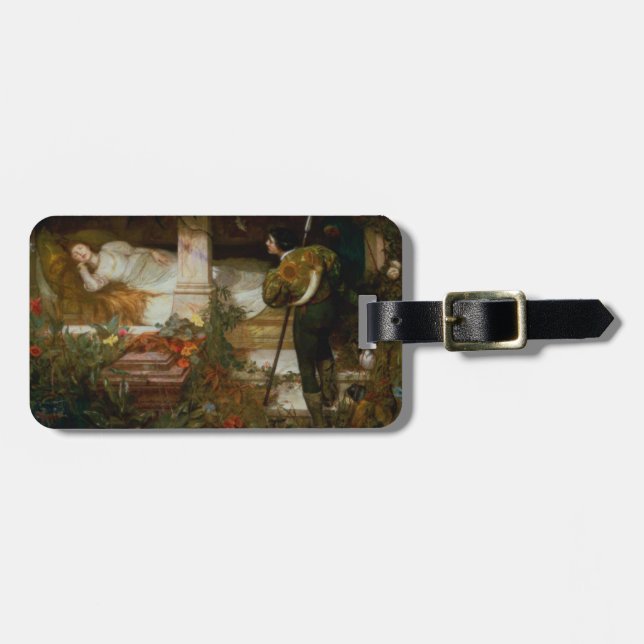 Sleeping Beauty (Handsome Prince Saves Princess) Bagagebricka (Horisontell Framsida)