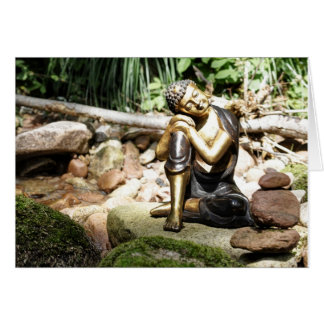 sleeping buddha hälsningskort