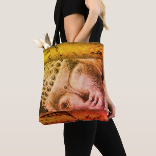 Sleeping Buddha tote Tygkasse
