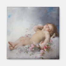 Sleeping Cherub (Putto) (från Léon Bazille Perraul