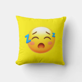 Sleeping Emoji PILLOW Kudde