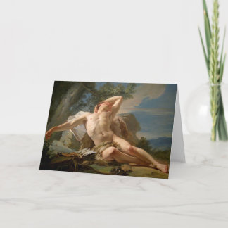 Sleeping Endymion Fine Art Greetings Card Kort