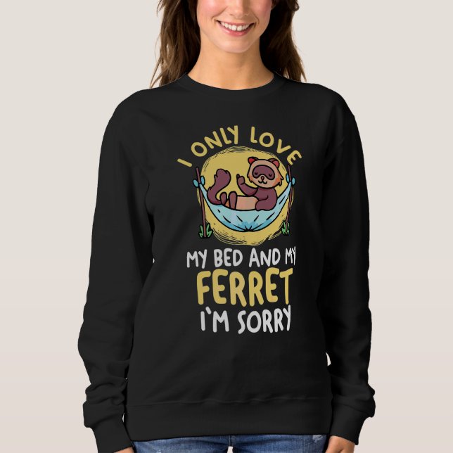 Sleeping Ferret T Shirt (Framsida)