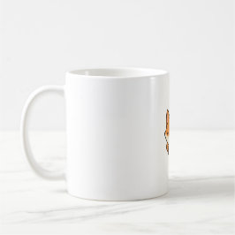 Sleeping fox mug kaffemugg