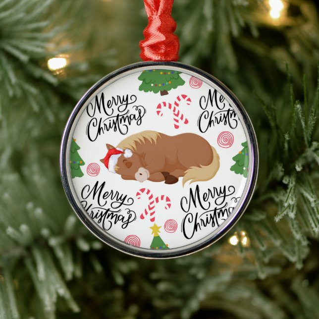 Sleeping Horses Christmas Ornament Keepsake (Träd)