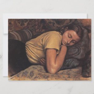 Sleeping Katya (av Serebriakova) Kort