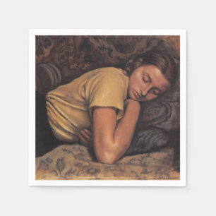 Sleeping Katya (av Serebriakova) Pappersservett