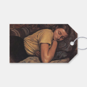 Sleeping Katya (av Serebriakova) Presentetikett