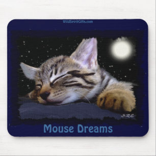 SLEEPING KITTEN Cute Animal-älskare Mousepad Musmatta