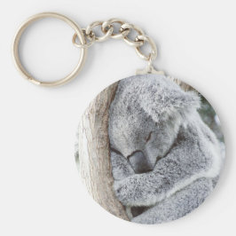 Sleeping koala baby nyckelring