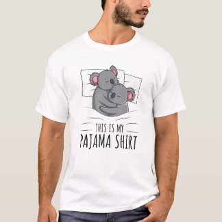 Sleeping Koala Lover Pajama T Shirt