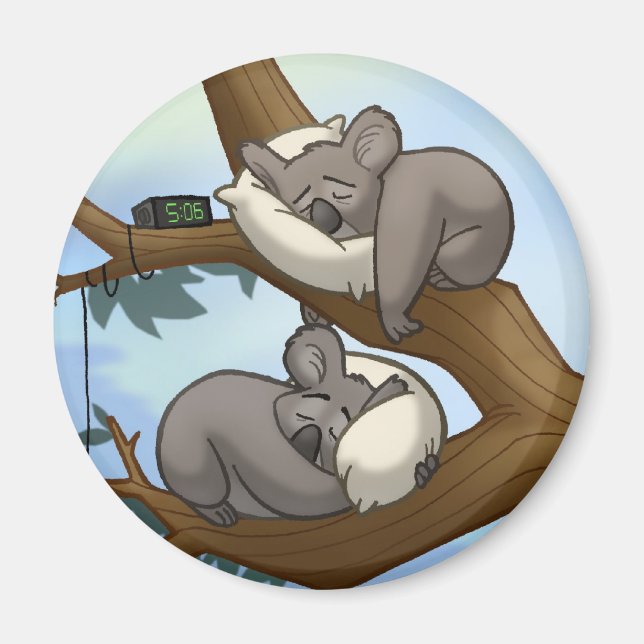 Sleeping Koala Magnet (Framsidan)