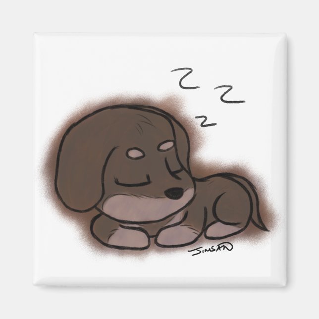 Sleeping Luna Magnet (Framsidan)