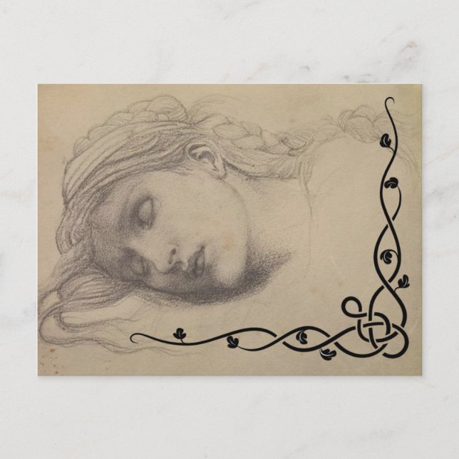 Sleeping Maiden Vykort (Framsida)