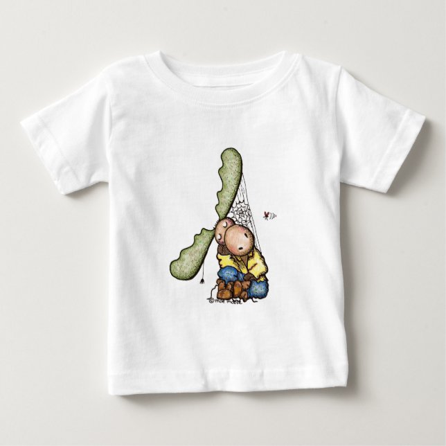 #Sleeping Moe älg Tee Shirt (Framsida)