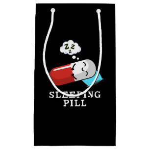 Sleeping Pill Funny Medicine Pun Mörk BG