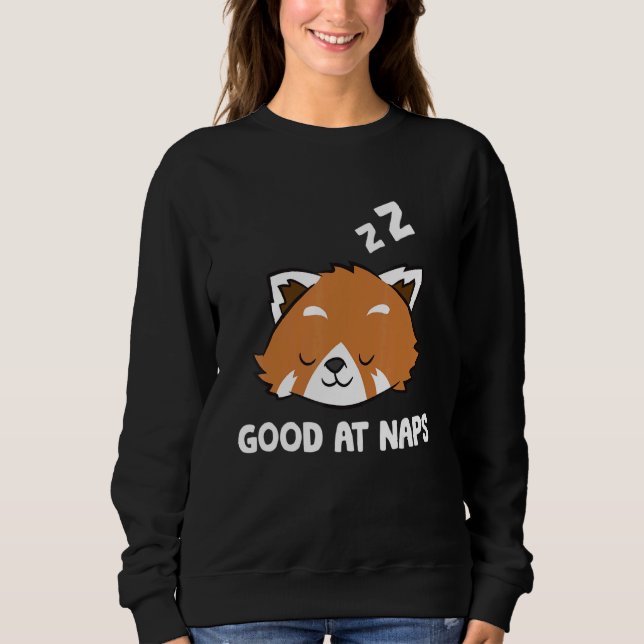 Sleeping Red Panda Good At Naps Napping Red Panda  T Shirt (Framsida)