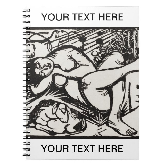 Sleeping Shepherdes Franz Marc Personlig Antecknin Anteckningsbok (Framsidan)