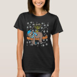 Sleeping Sloth Menorah Hanukkah Chanukah Animal Je T Shirt<br><div class="desc">Sleeping Sloth Menorah Hanukkah Chanukah Animal Jewish 1</div>