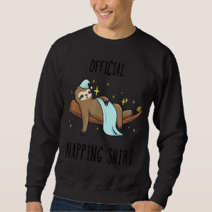 Sleeping Sloth Pajamas Sleepyhead Lång Ärmad Tröja