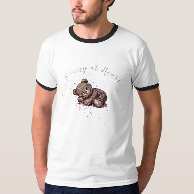 Sleeping Teddy Bear T-Shirt (Framsida)