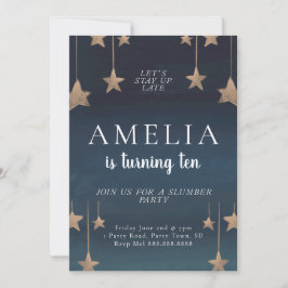 Sleepover & Slumber Party födelsedag Inbjudningar