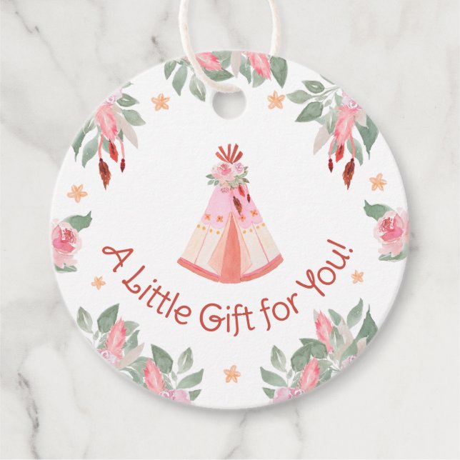 Sleepover Slumber Party Girl Rosa Teepday Birthday Gåvor Etiketter (Framsida)