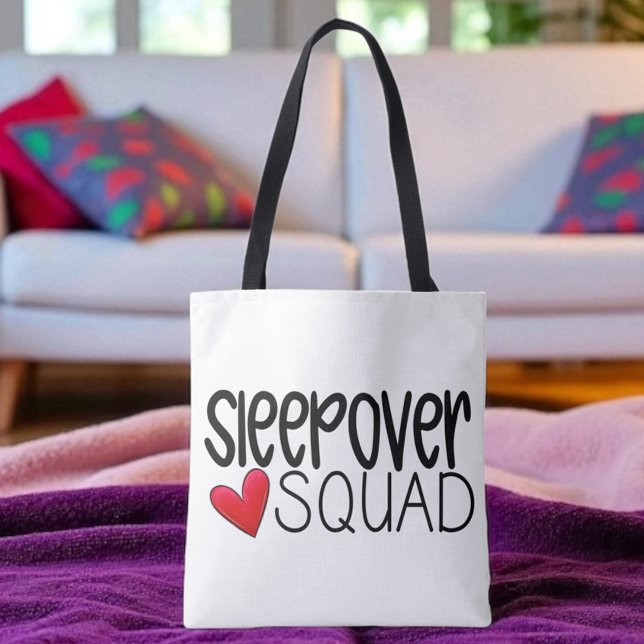Sleepover Squad Heart Party Favor Custom Tygkasse (Skapare uppladdad)