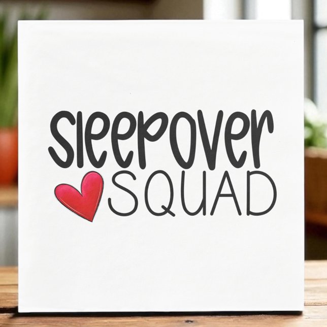 Sleepover Squad Heart Party Pappersservett (Skapare uppladdad)