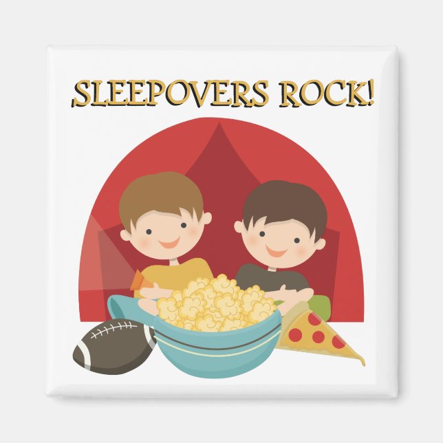 Sleepovers Sten Magnet (Framsidan)
