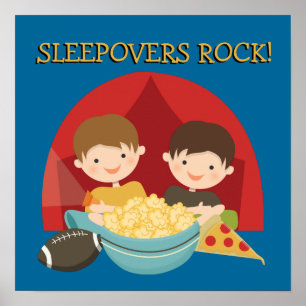 Sleepovers Sten Poster