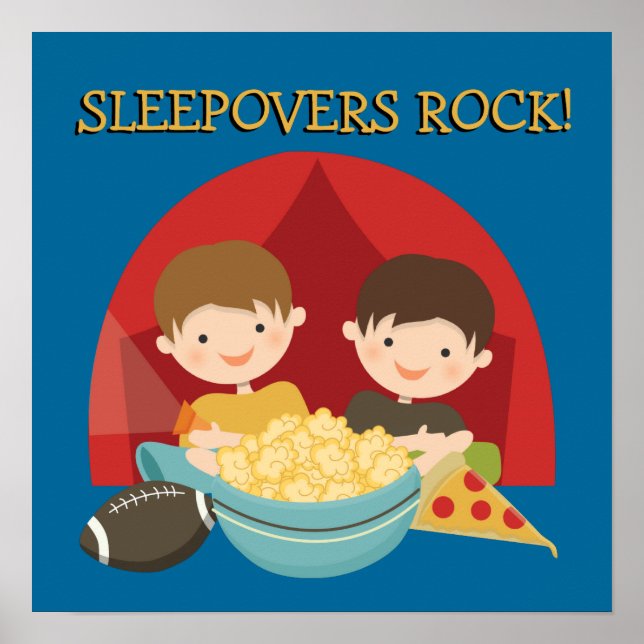 Sleepovers Sten Poster (Framsidan)