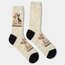 Sleeps With Chihuahuas Socks