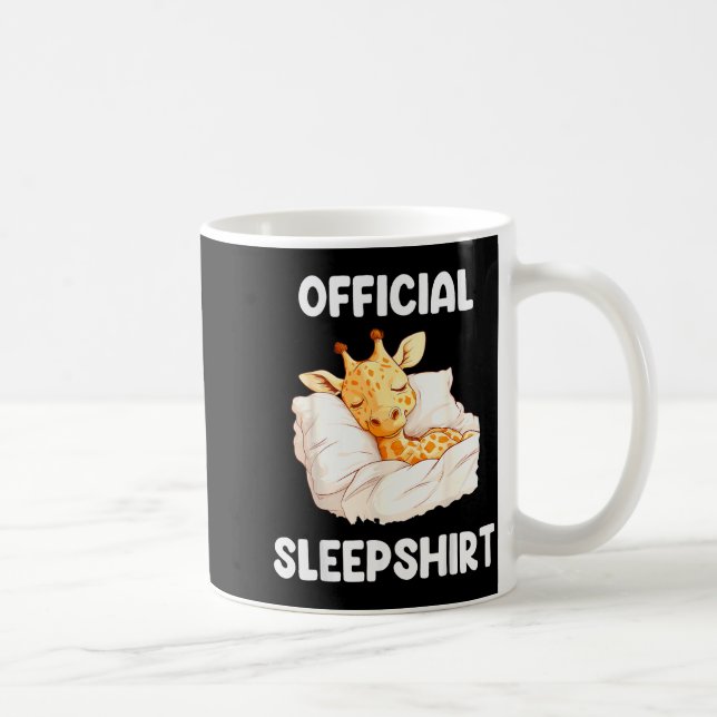 Sleepshirt Sleeng Giraffe Animal Lovers Pajama  Kaffemugg (Höger)