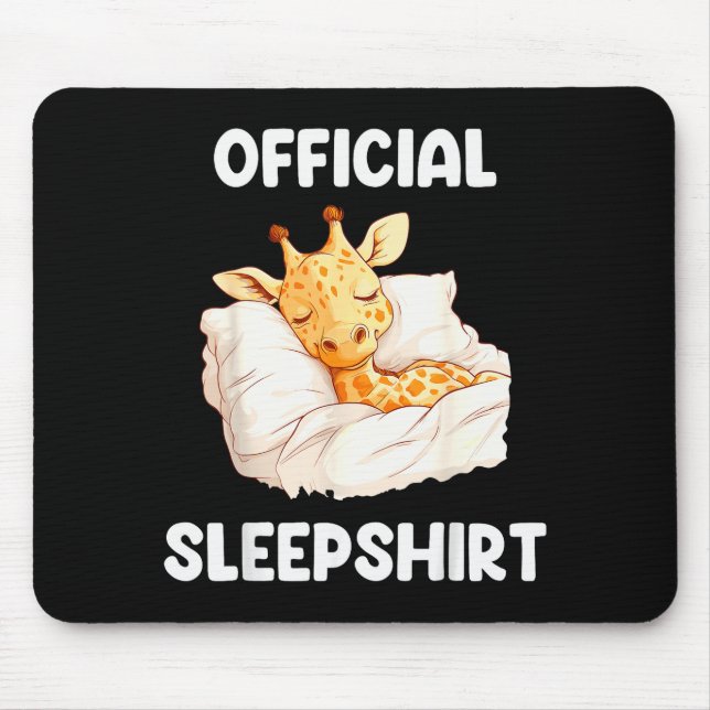 Sleepshirt Sleeng Giraffe Animal Lovers Pajama  Musmatta (Framsidan)