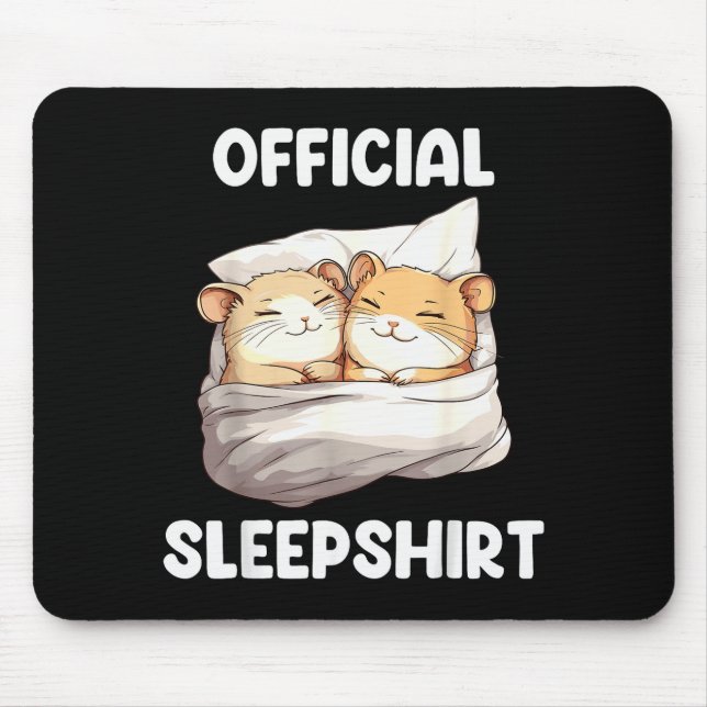 Sleepshirt Sleeng Hamster Animal Lovers Pajama  Musmatta (Framsidan)